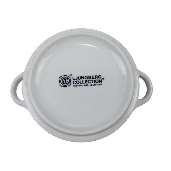 LJungberg Collection Galatoire's Turtle Soup Recipe Two Handled Gumbo Bowl 83 - Picture 8 of 8